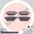 Колодки тормозные (задние) Suzuki Vitara III 15-/SX4 13-/Swift 10- (Akebono) (с датчиком) ZIMMERMANN 25258.145.1 (фото 1)