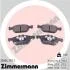 Колодки тормозные дисковые ZIMMERMANN 25804.170.1 (фото 1)