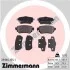 Колодки тормозные (задние) Nissan Qashqai/ X-Trai 13-/ Renault Kadjar 15- (TRW) ZIMMERMANN 25965.155.1 (фото 4)