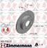 Диск тормозной Coat Z ZIMMERMANN 280318620 (фото 1)