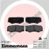 Колодки тормозные (передние) MB 207-410D/LT 40-55 I 78-96 ZIMMERMANN 29784.180.1 (фото 2)