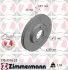 Диск тормозной (передний) Mazda 3/5 05- (278x25) (с покрытием) (вентил.) ZIMMERMANN 370.3076.20 (фото 1)