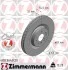 Диск тормозной (передний) MB M-class (W164)/R 05- (350x32) (с покрытием) (вентил.) ZIMMERMANN 400364920 (фото 5)