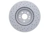 Диск тормозной (передний) MB M-class (W166) 11-15/GLE (W166) 15-19 (330x32) (с покр)(с отверс)(вент) ZIMMERMANN 400.3683.52 (фото 3)