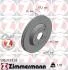 Диск тормозной (передний) Toyota Avensis 09-18 (295x26) (с покрытием) (вентилируемый) ZIMMERMANN 590.2597.20 (фото 1)