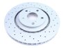 Диск тормозной (передний) Toyota Rav 4 12-/Lexus RX/NX 08- (328x28)(с покрыт) (вент) (с отверстиями) ZIMMERMANN 590.2825.52 (фото 5)