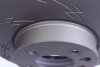 Диск тормозной (передний) Porsche Cayenne/VW Touareg 02- (330x32) (R) (с покрыт) (с прорезом) (вент) ZIMMERMANN 600.3225.55 (фото 3)