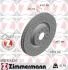 Диск тормозной (передний) Audi A3/Skoda Octavia/VW Golf 13-/Passat 08- (340x30)(с отверстием) (вент) ZIMMERMANN 600.3243.52 (фото 1)