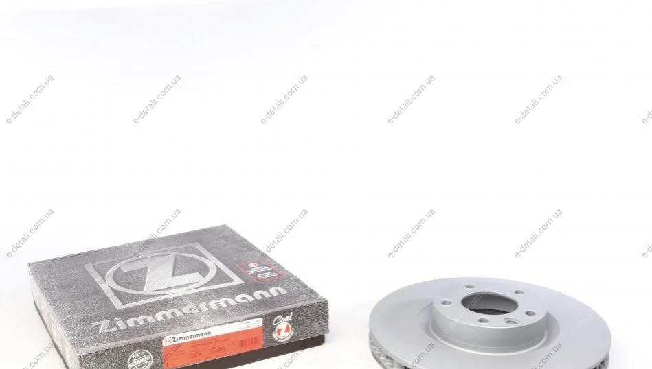 Диск тормозной (передний) VW Touareg 10-18/Porsche Cayenne 10- (360x36) (L) (с покрытием) (вент) ZIMMERMANN 600.3247.20 (фото 1)