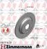 Диск тормозной (задний) Volvo S60/S80/V60/V70 06-18 (302x11) (с покр.) ZIMMERMANN 610.3714.20 (фото 1)