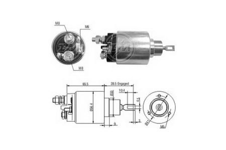 Втягуюче релє стартера ZM ZM1479