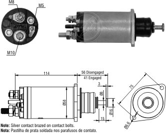 Втягуюче релє стартера ZM ZM1818