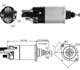 Втягивающее реле стартера ZM ZM1840