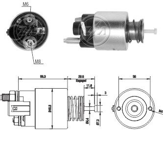 Втягуюче релє стартера ZM ZM261