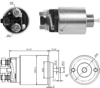 Втягуюче релє стартера ZM ZM2995