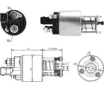 Реле втягуюче стартера ZM ZM4397