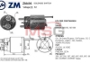 Втягивающее реле стартера ZM ZM496 (фото 1)