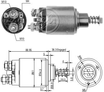 Втягивающее реле ZM ZM538