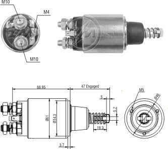 Втягуюче релє стартера ZM ZM6640