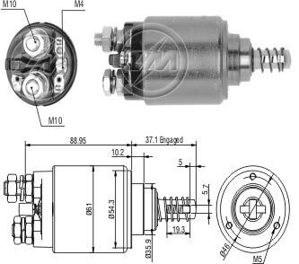 Втягивающее реле ZM ZM743