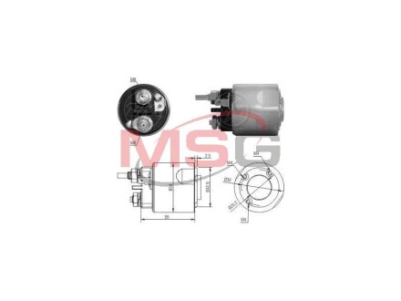 Втягуюче реле стартера ZM ZM7495