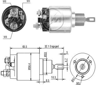 Втягуюче релє стартера ZM ZM778